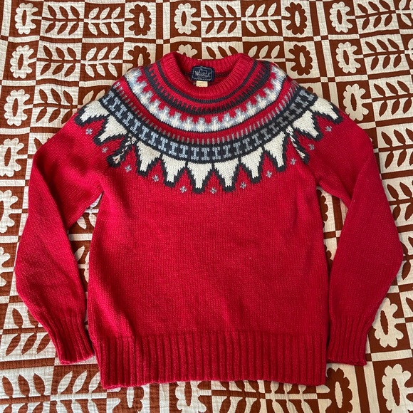 Woolrich Sweaters - Woolrich Vintage Fair Isle Sweater Wool